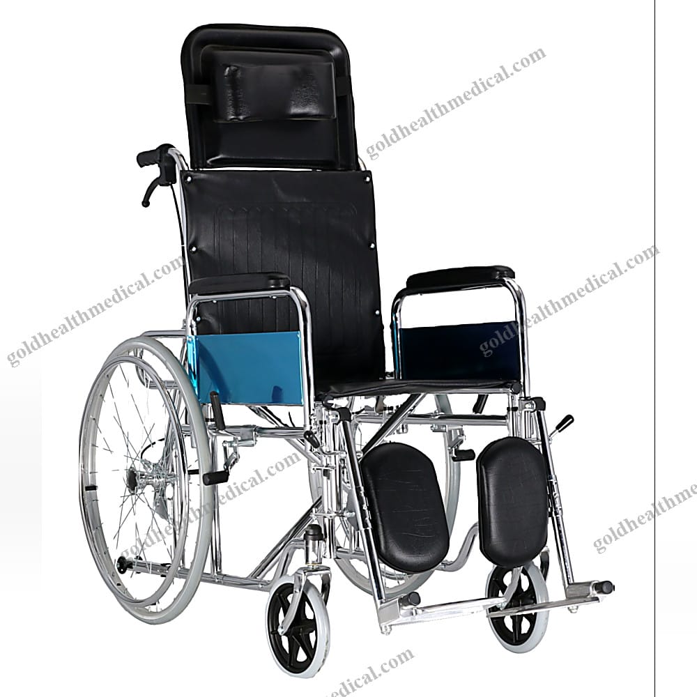 Fully Reclining Steel Manual Wheelchair
