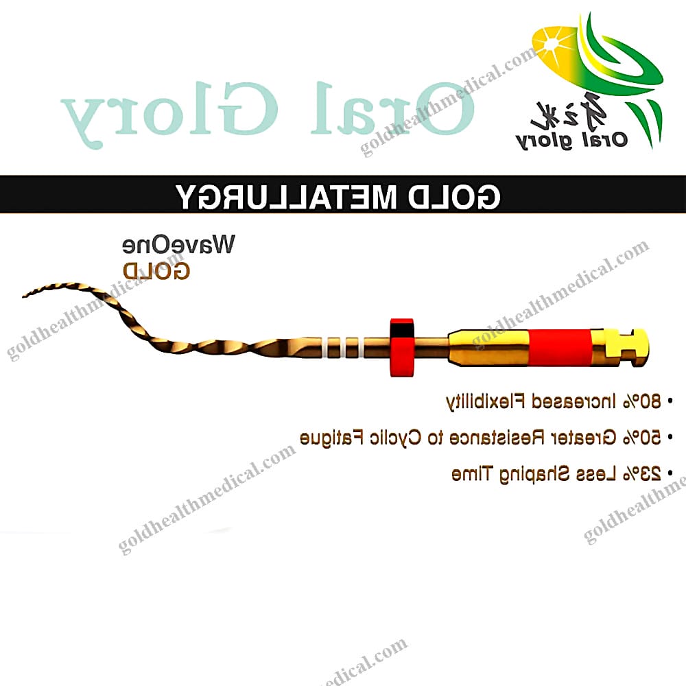 WaveOne Gold Reciprocating Files Endodontic Tool for Root Canal