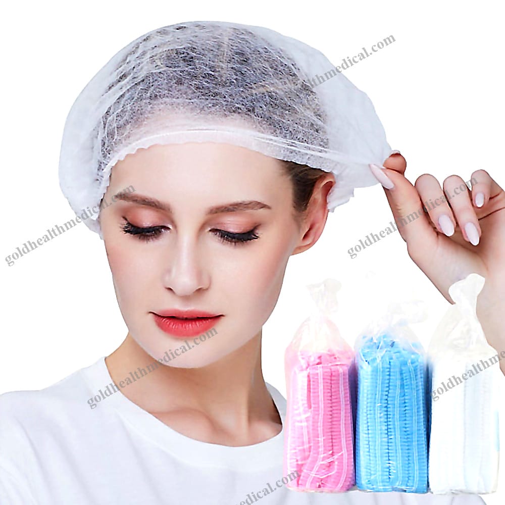 62076307651_1 NonWoven Elastic Surgical Bouffant Cap - Image 1