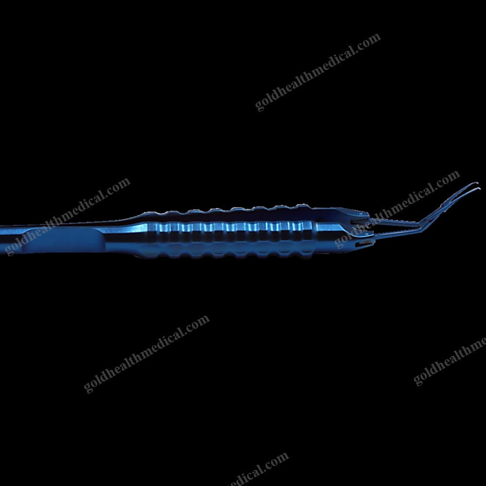 Titanium Notched Forceps for Ophthalmic Surgery