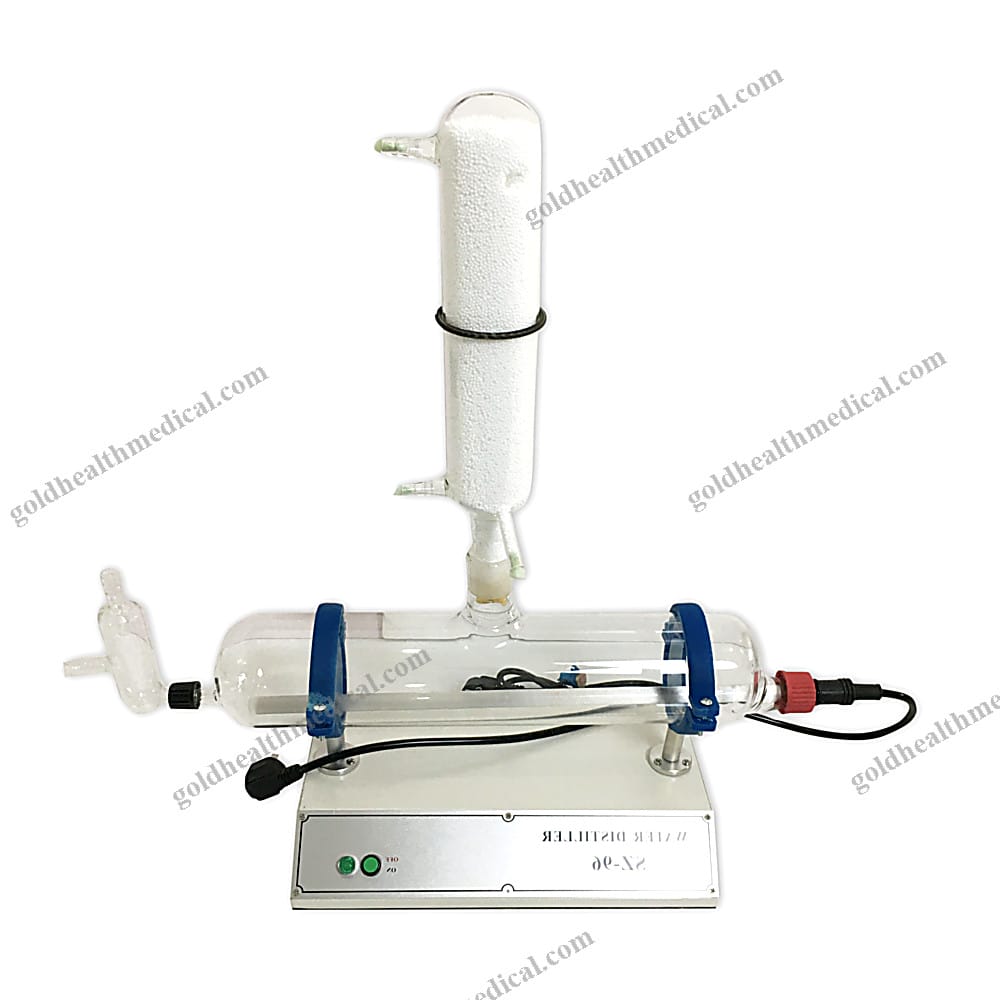 Ultra Pure Glass Water Distiller with Quartz Pipe Heating