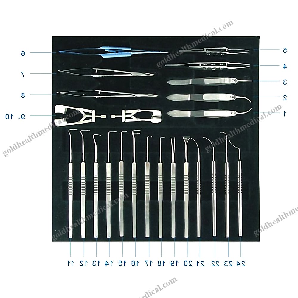 62388197552_1 SYX24 Ophthalmic Strabismus Surgical Instrument Set - Image 1