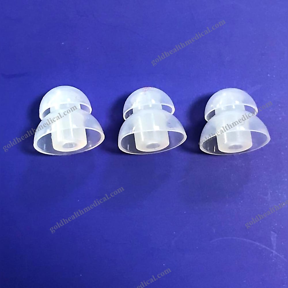 Silicone Double Deck Ear Tip for BTE Hearing Aid