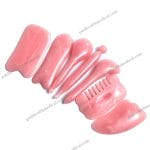 7Piece Natural Resin Gua Sha Tool Set for Face Back