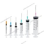 Stainless Steel Syringe with Luer Lock  Slip Needles